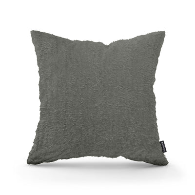 Poduszka dekoracyjna 45×45 cm w stylu glamour | Plusz Popielista Zieleń (SORRISO 02)