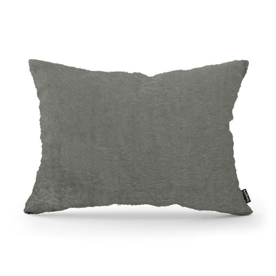 Poduszka dekoracyjna 40x55 cm w stylu glamour | Plusz Popielista Zieleń (SORRISO 02)