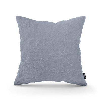 Poduszka dekoracyjna 45×45 cm w stylu glamour | Plusz Mgła Oceanu (SORRISO 07)