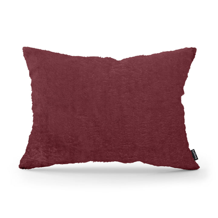 Poduszka Dekoracyjna Plusz 40x55 Burgundowy Kamień