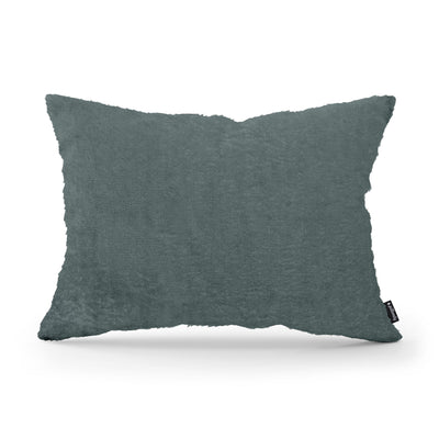 Poduszka dekoracyjna 40x55 cm w stylu glamour | Plusz Rubinowy Granat (SORRISO 13)