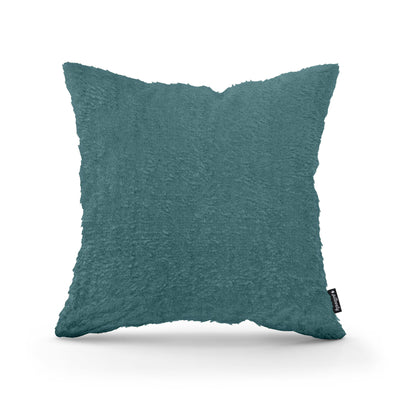 Poduszka dekoracyjna 45×45 cm w stylu glamour | Plusz Morska Patyna (SORRISO 17)