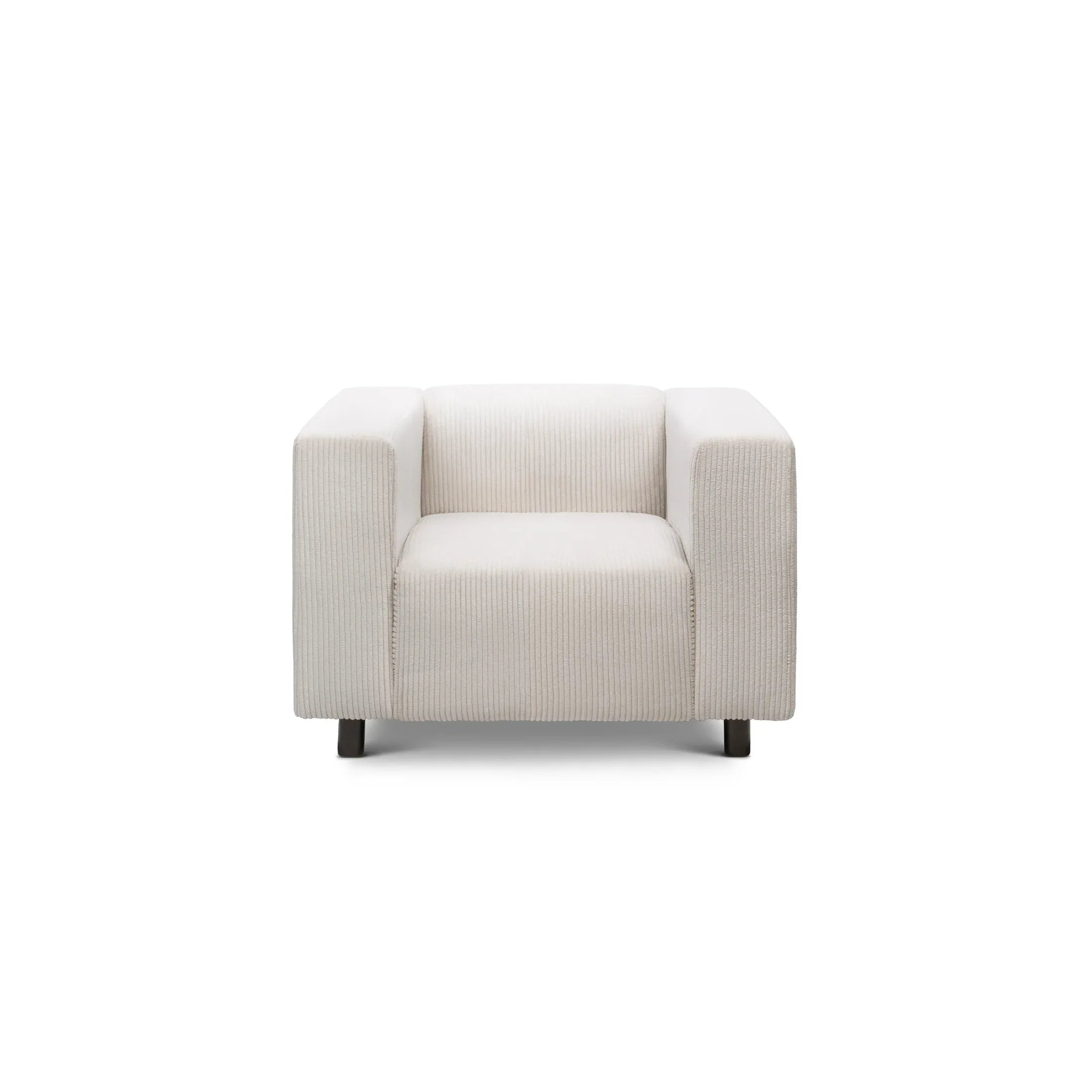 Fotel 95 cm do relaksu w stylu skandynawskim | July