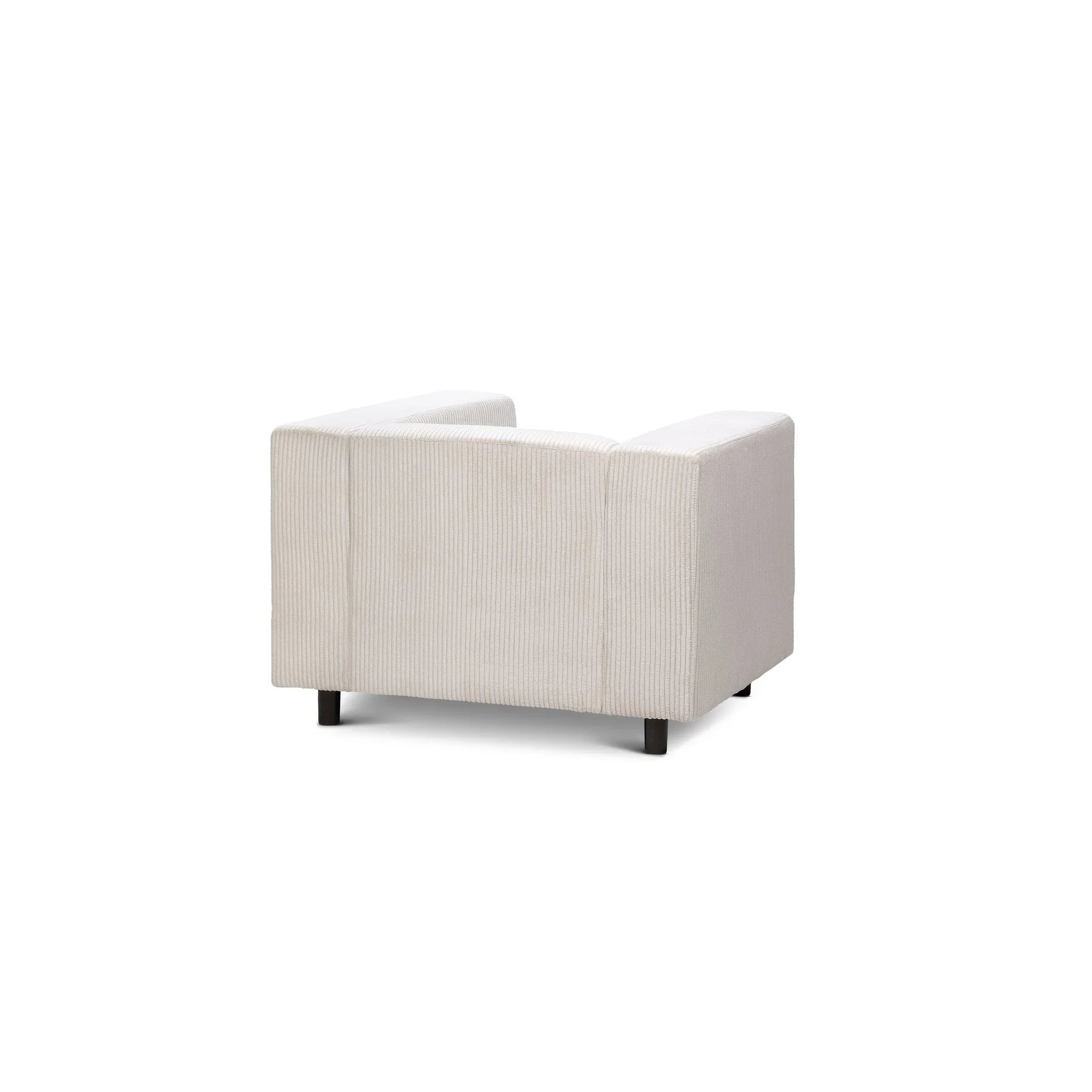 Fotel 95 cm do relaksu w stylu skandynawskim | July