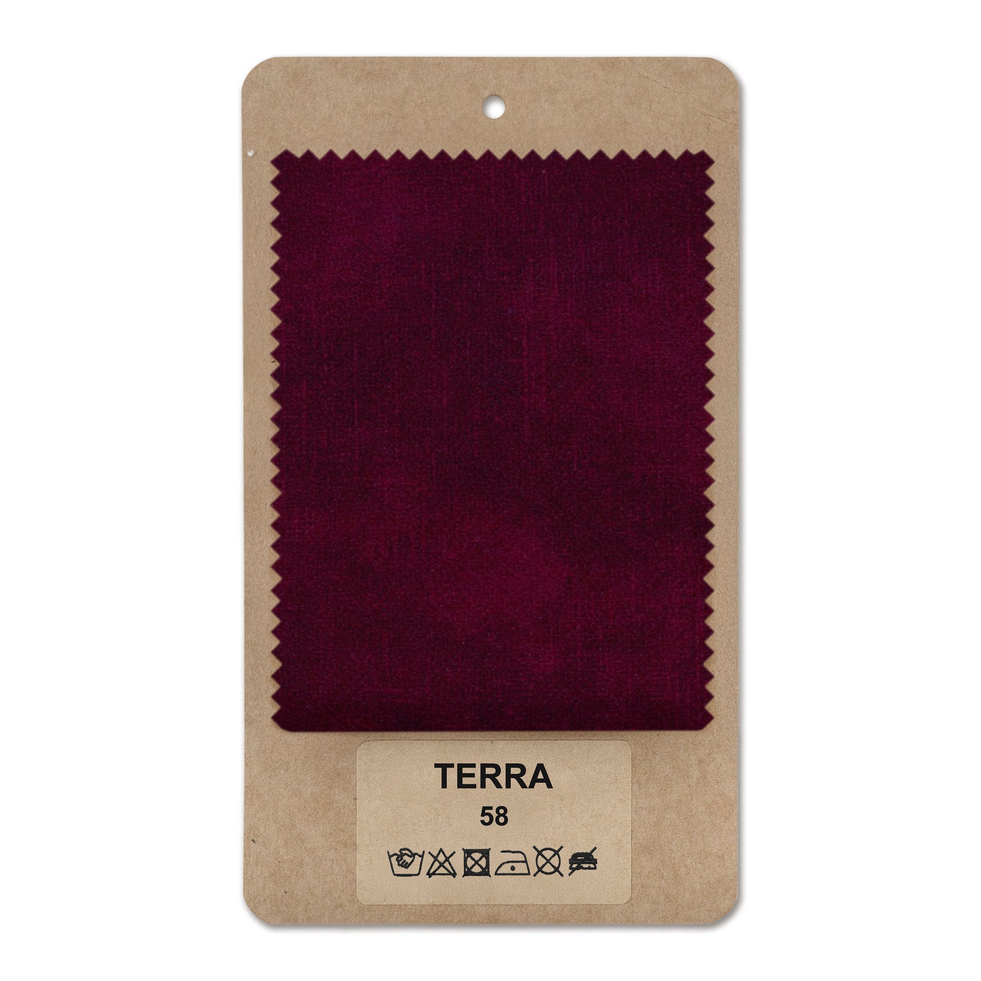 Próbnik tkanin TERRA Burgundowa Głębia (TERRA 58)