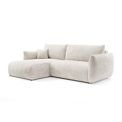Narożnik z funkcją spania 257 cm w stylu nowoczesnym | ALLORO