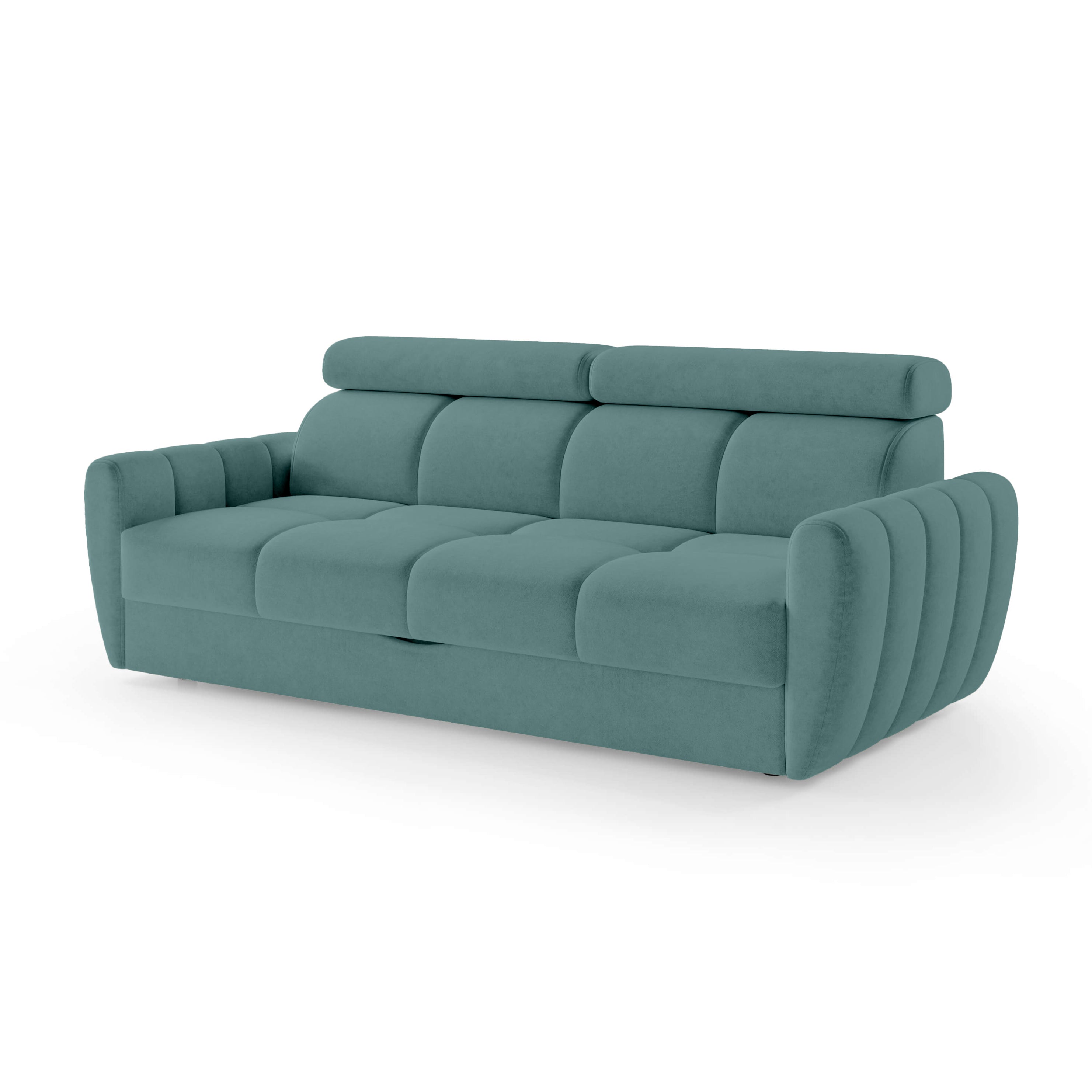 Sofa z funkcją spania 3-osobowa 227 cm w stylu minimalistycznym | Franec