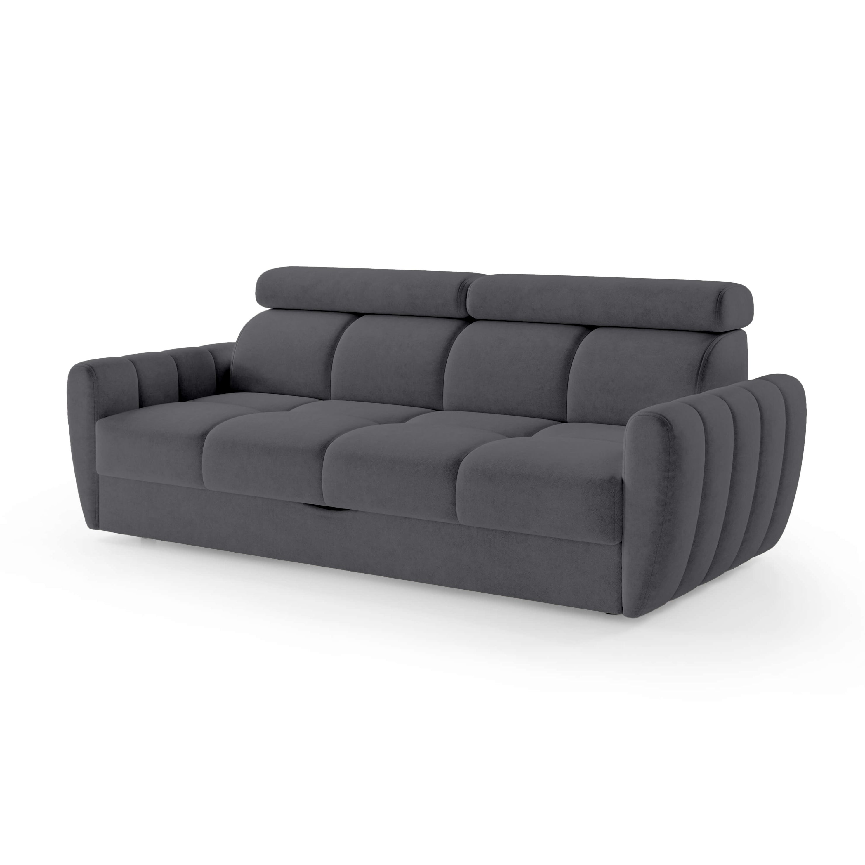 Sofa z funkcją spania 3-osobowa 227 cm w stylu minimalistycznym | Franec