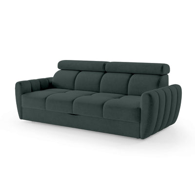 Sofa z funkcją spania 3-osobowa 227 cm w stylu minimalistycznym | Franec Cisowa Otchłań (CLOUD 37)