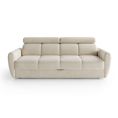 Sofa z funkcją spania 3-osobowa 227 cm w stylu minimalistycznym | Franec