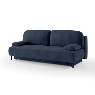 Sofa 2-osobowa z funkcją spania 140x200 z pojemnikiem w stylu nowoczesnym | Tola