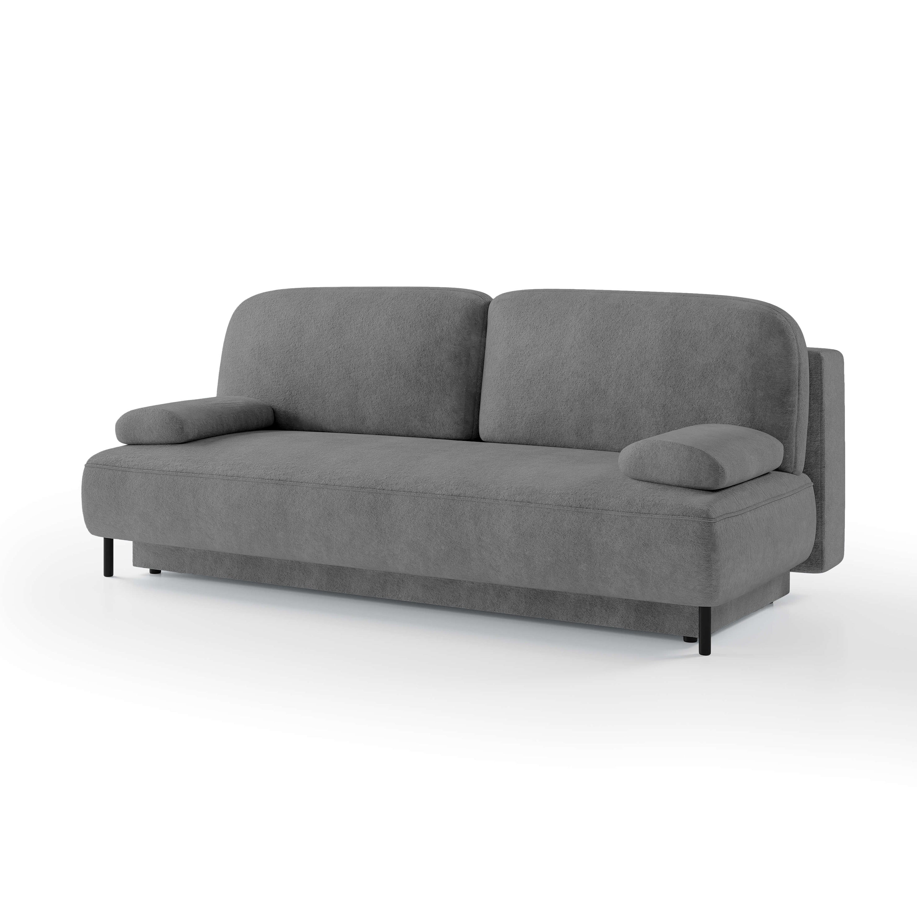Sofa 2-osobowa z funkcją spania 140x200 z pojemnikiem w stylu nowoczesnym | Tola