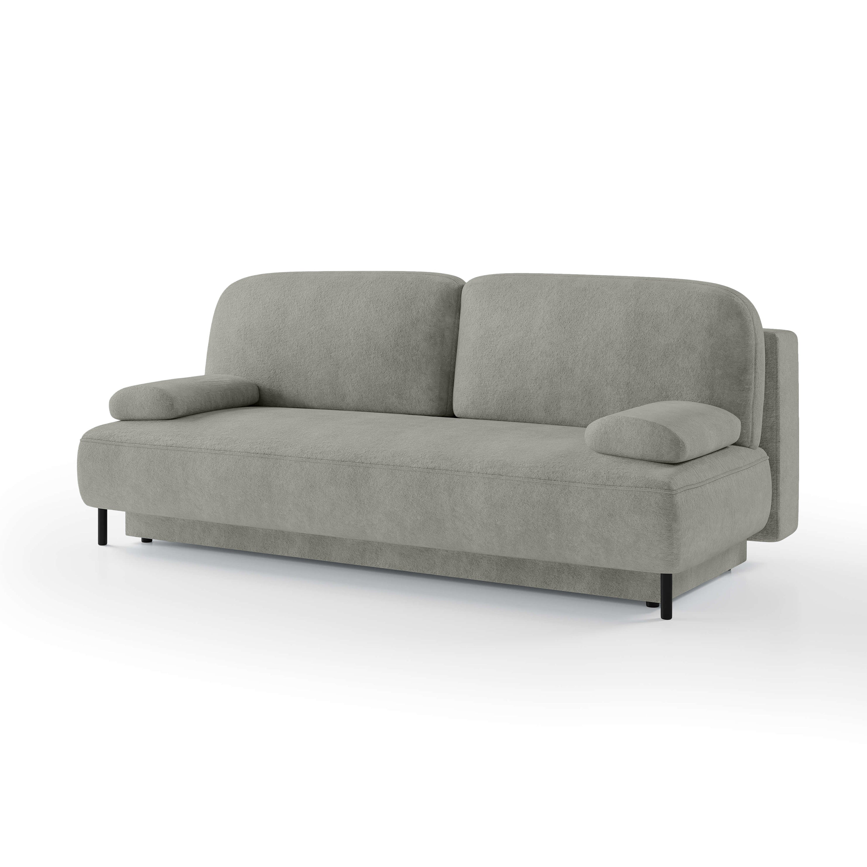 Sofa 2-osobowa z funkcją spania 140x200 z pojemnikiem w stylu nowoczesnym | Tola