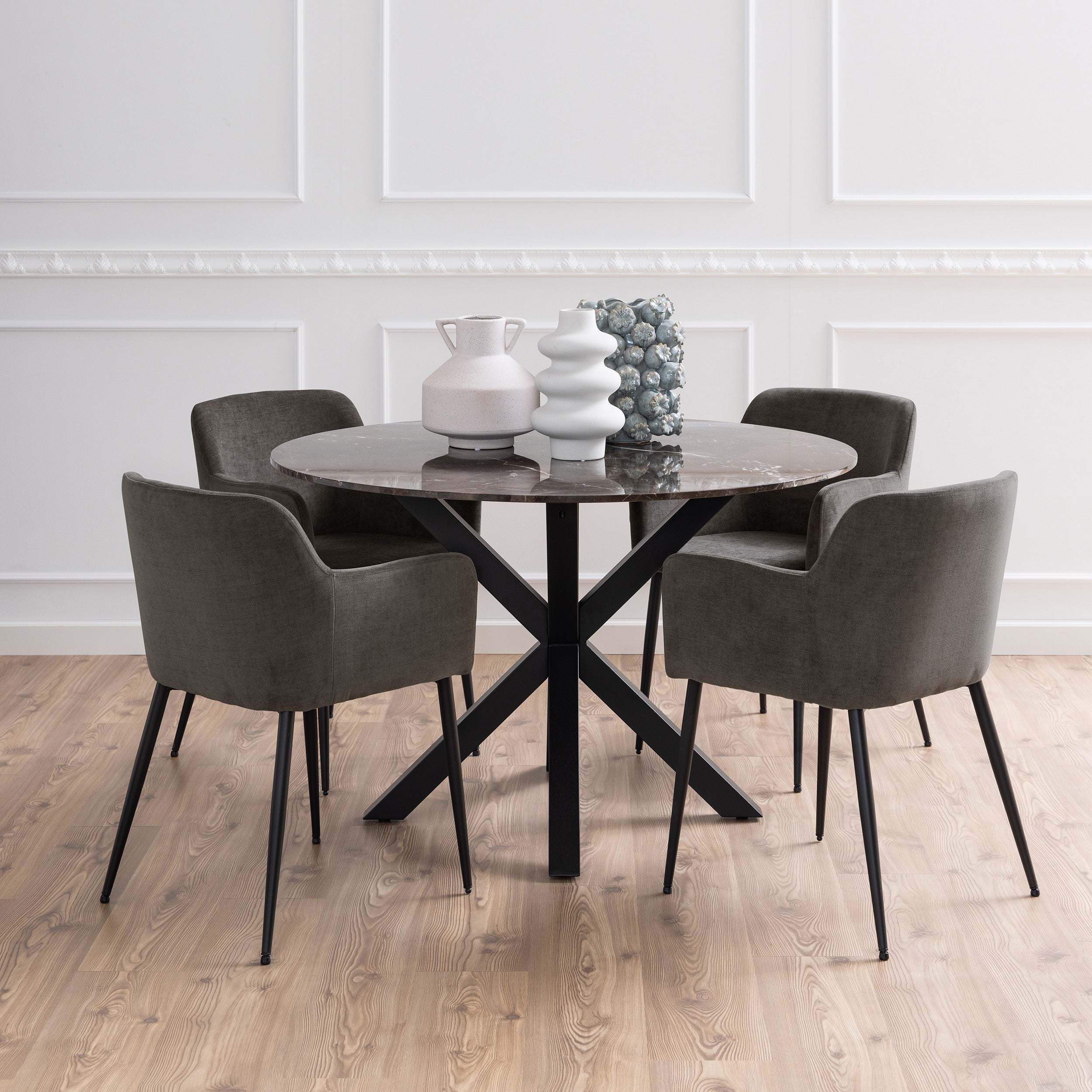 Okrągły stół 120x76 w stylu eleganckim | Morial