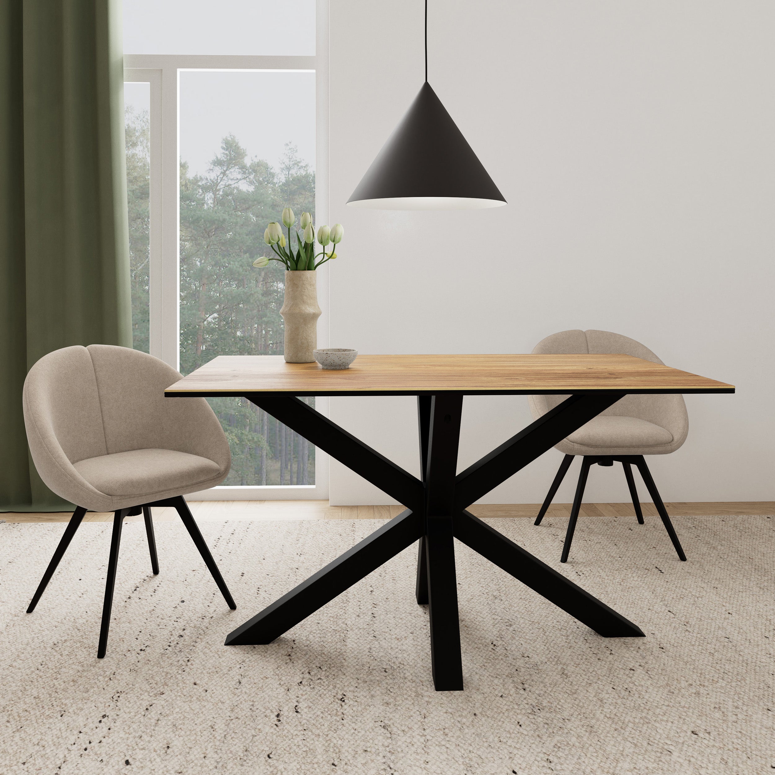 Stół do jadalni w stylu industrialnym | Oryss Classic