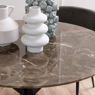 Okrągły stół 120x76 w stylu eleganckim | Morial