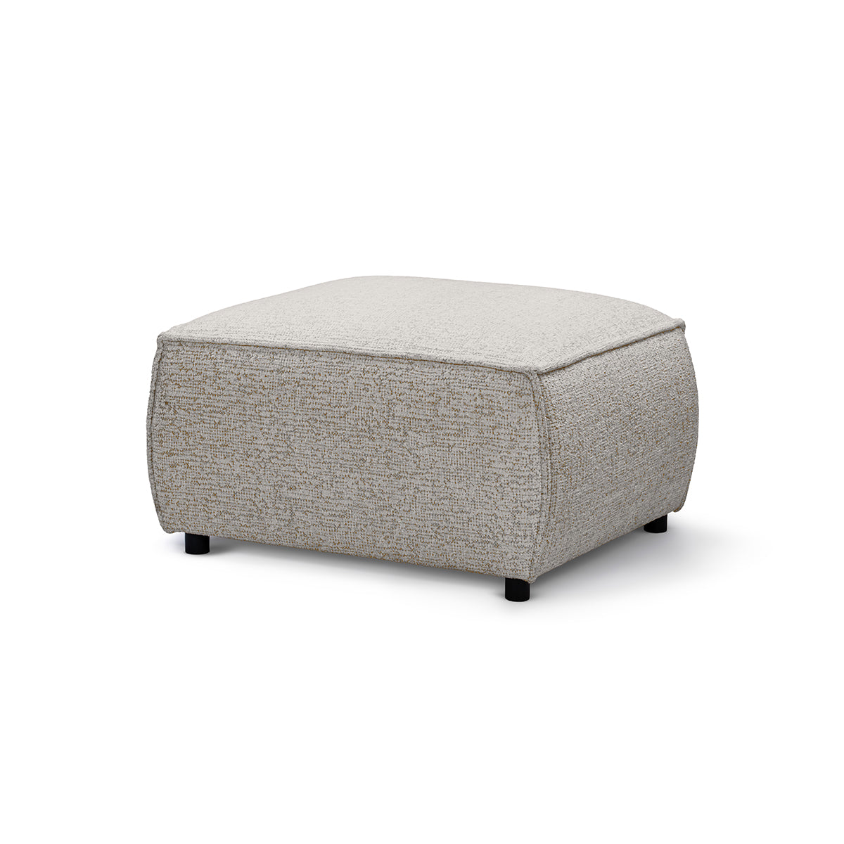 Pufa 94x40 cm w stylu nowoczesnym | BRICK Szary Taupe (BELLA 15)