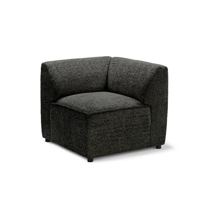 Sofa Modułowa BRICK Moduł M Lewo Bazaltowy Popiół (BELLA 20)