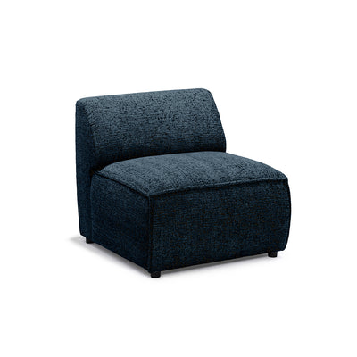 Sofa Modułowa BRICK Moduł S Uniwersalny Atramentowy Grafit (BELLA 30)