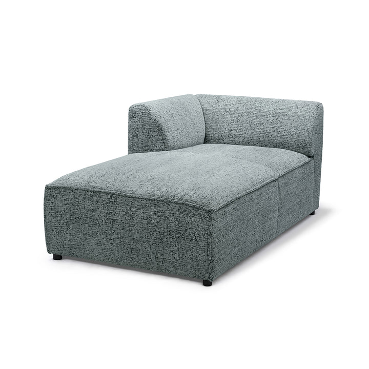 Sofa Modułowa BRICK Moduł L Lewo Szmaragdowa Szarość (BELLA 35)