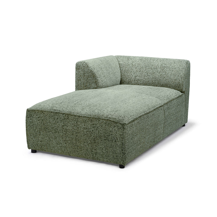 Sofa Modułowa BRICK Moduł L Lewo Zgaszona Oliwka (BELLA 85)