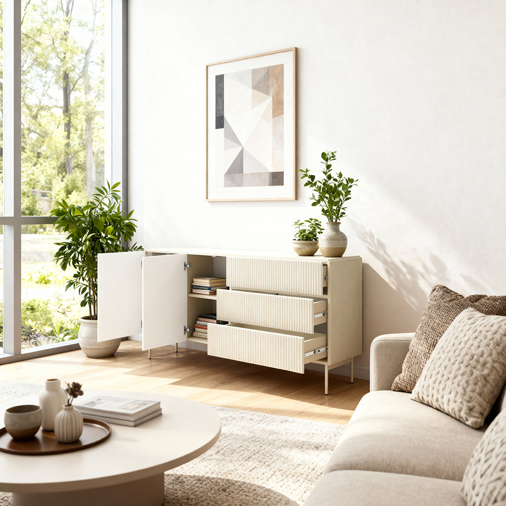 Komoda z drzwiami i szufladami 177x81 w stylu nowoczesnym | MuzZI