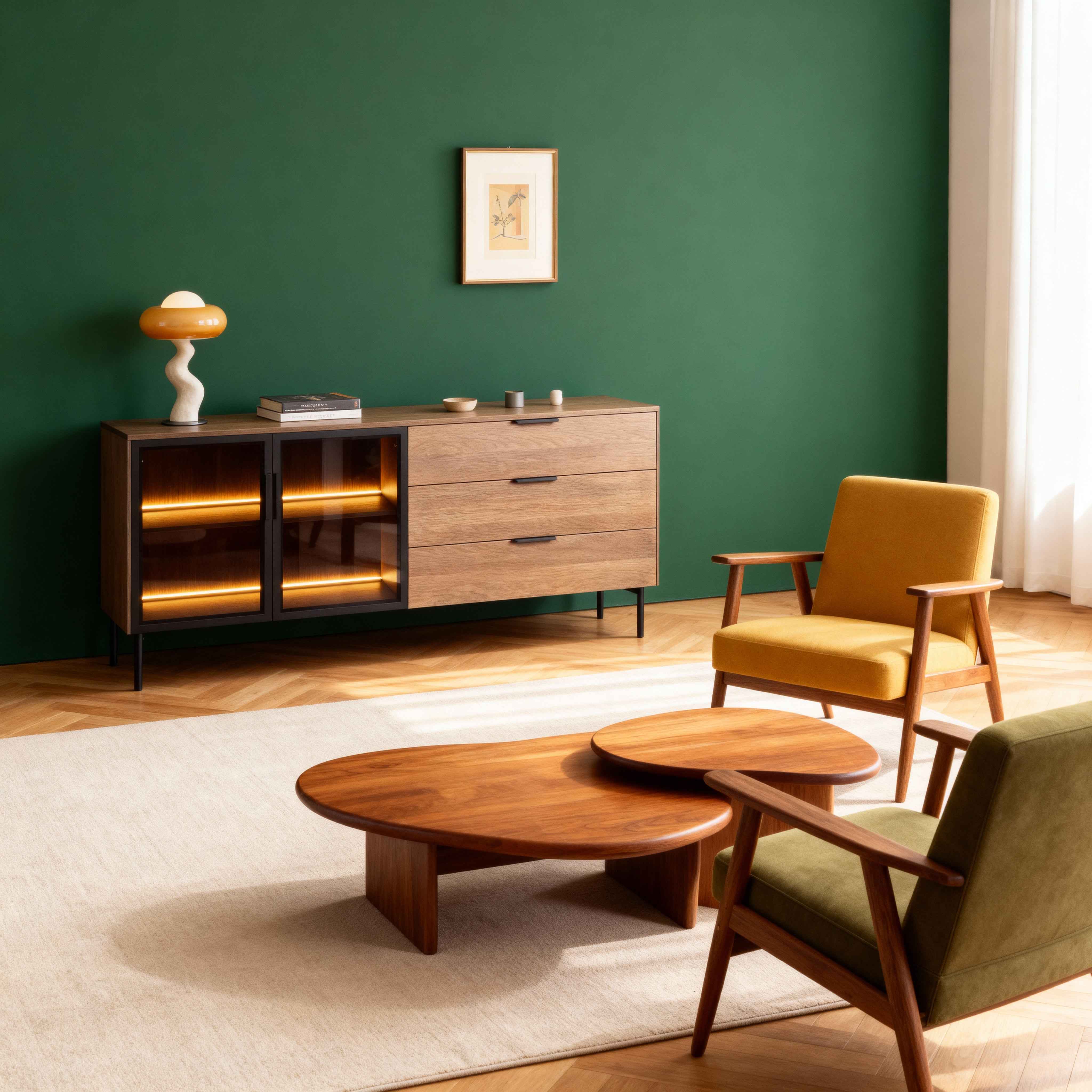 Komoda z drzwiami i szufladami 181x83 w stylu nowoczesnym | Lummer