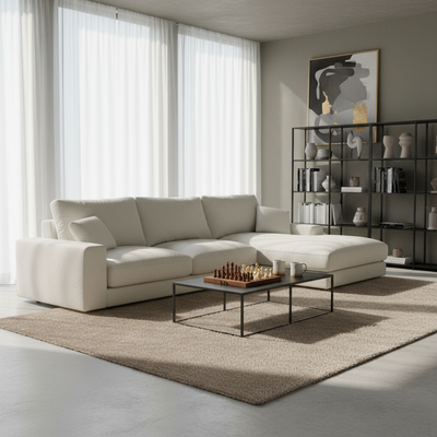 Narożnik 4–5 osobowy Premium w stylu minimalistycznym | Harvesty