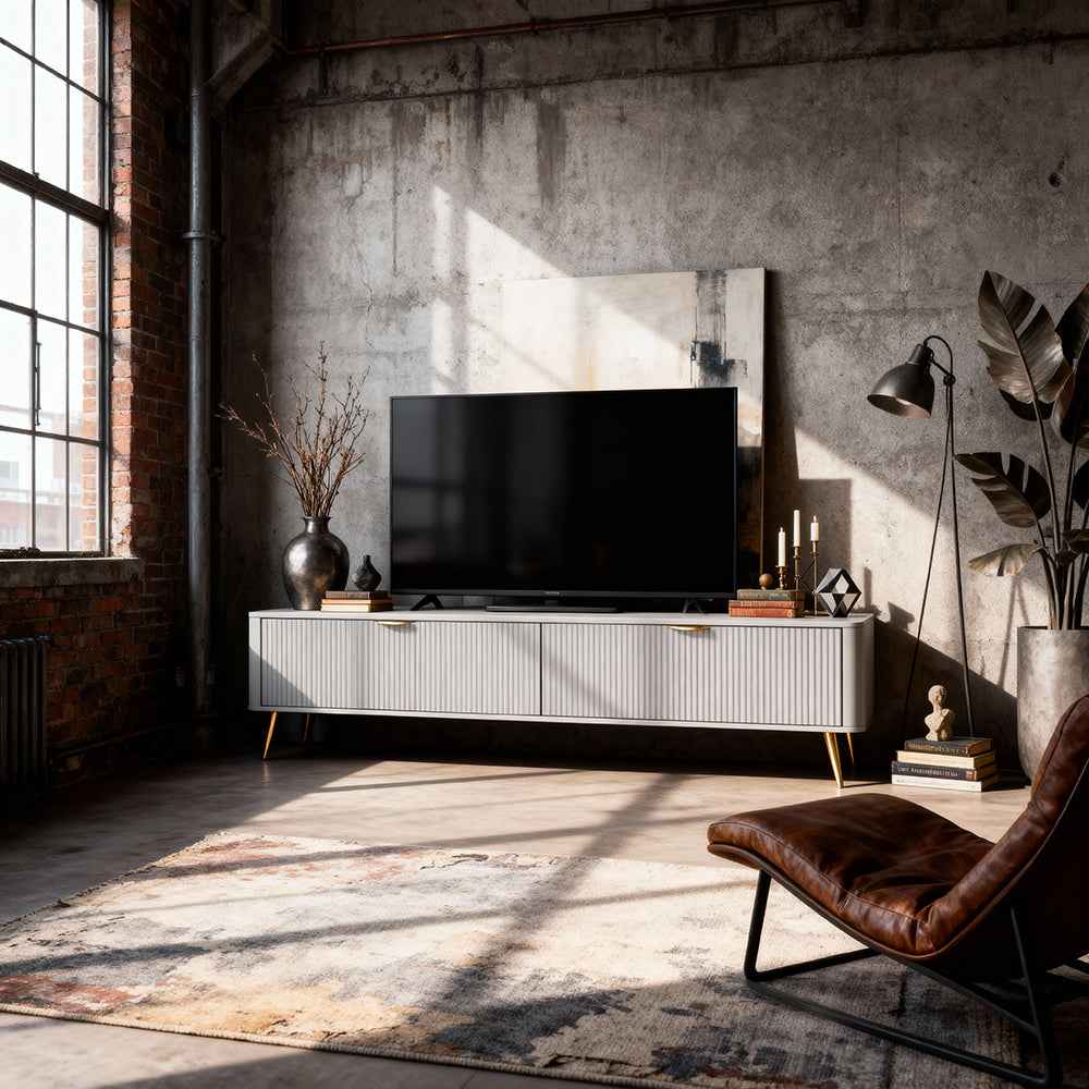 Szafka RTV 200x51 w stylu nowoczesnym | Laanti