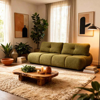 Sofa 3-osobowa z funkcją spania 142x200 w stylu miękkiego minimalizmu| Milorya