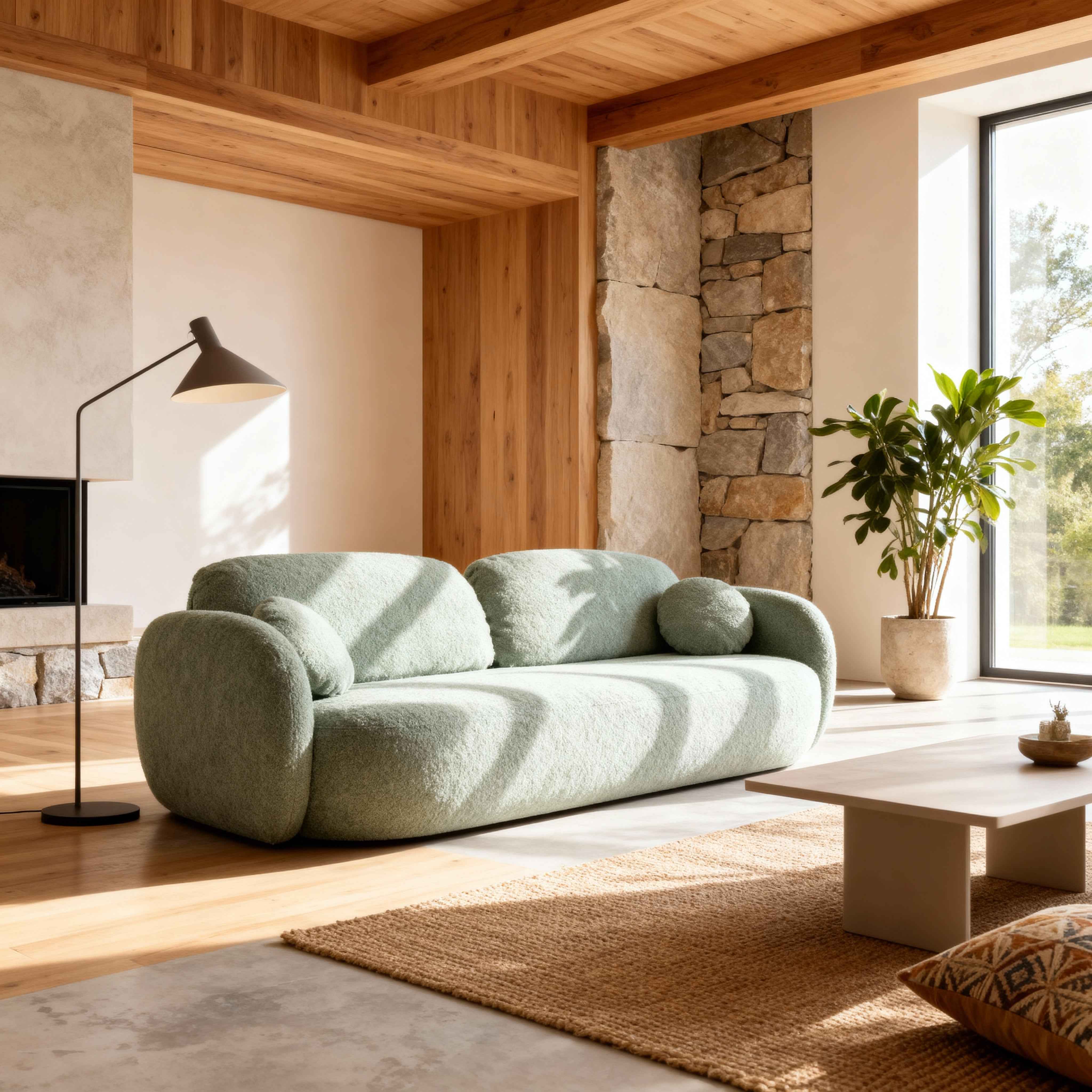 Sofa z funkcją spania 142x200 w stylu nowoczesnym, tkanina Abriamo | OLEMO