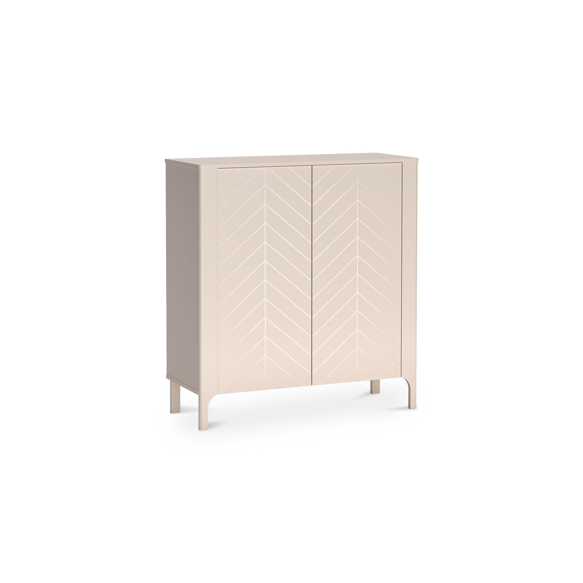 EKLIPSO sideboard 103x95 with a two-door front in a modern style, colour Cashmere – main image | Pillovely