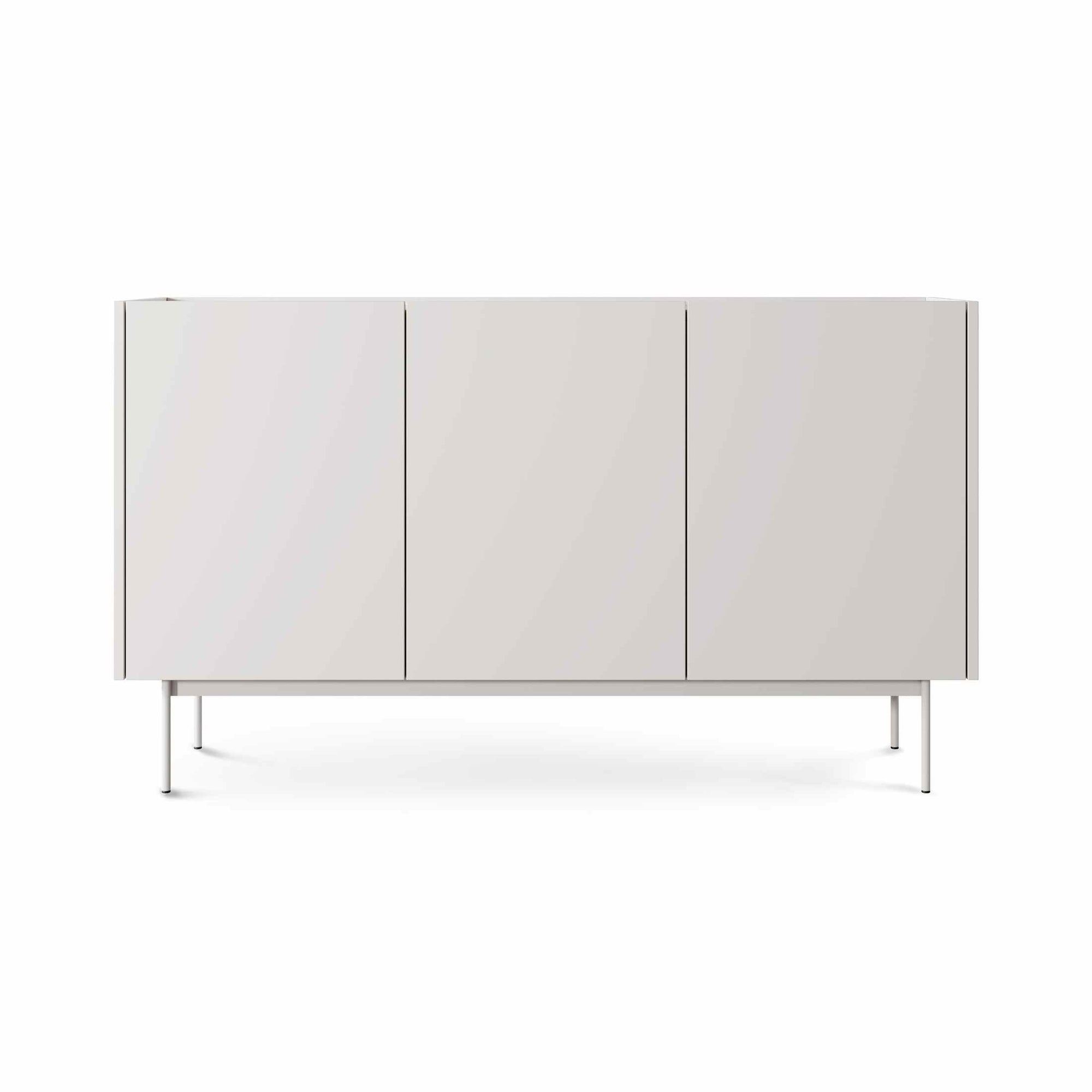 Komoda 144x83 w stylu nowoczesnym - bezuchwytowe fronty, cichy domyk, metalowe nogi | Bema
