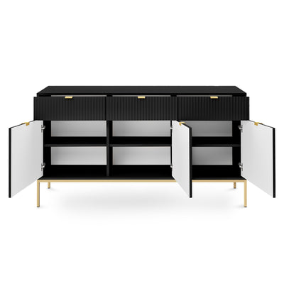 Komoda 154x83 w stylu glamour | Roza