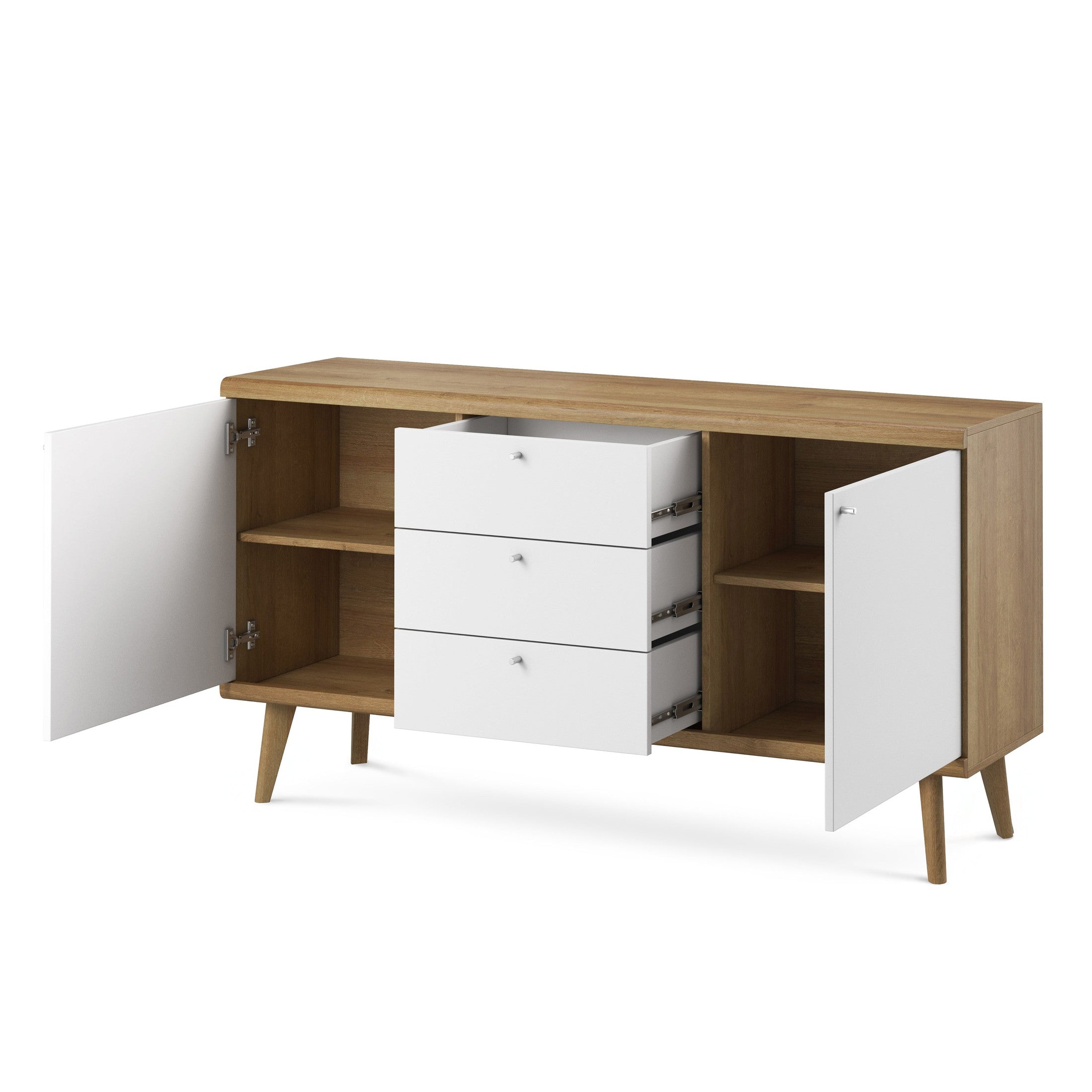 Komoda 160x83 w stylu skandynawskim | Lato