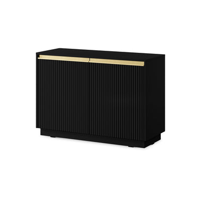 Komoda 104x72 w stylu nowoczesnym | Westa Czarny