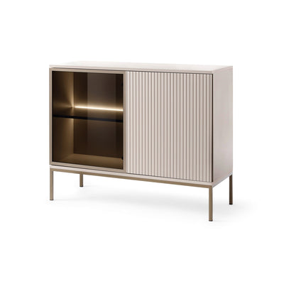 Komoda z drzwiami 104x83 w stylu loft | Lampy Kaszmir