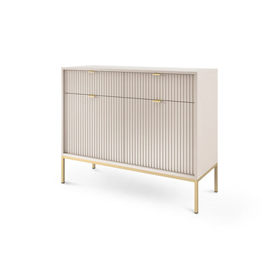 Komoda 104x83 w stylu nowoczesnym | Roza Kaszmir Złota