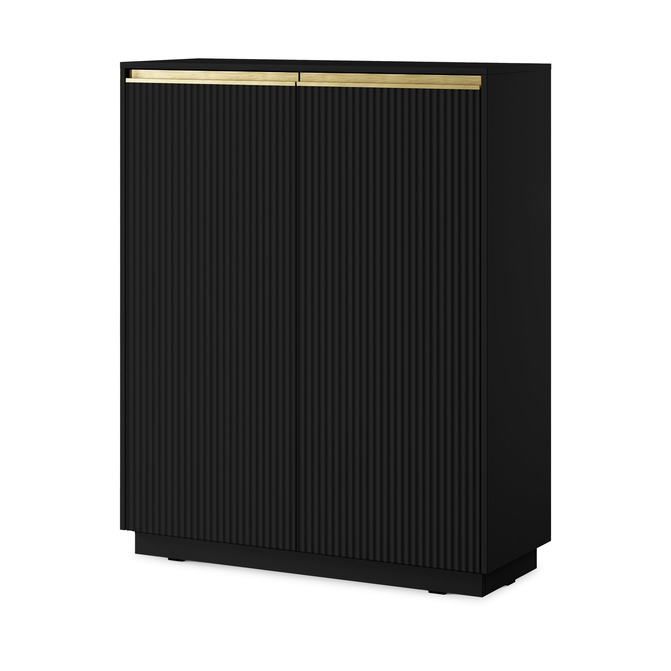 Komoda 104x127 w stylu nowoczesnym | Westa Czarny