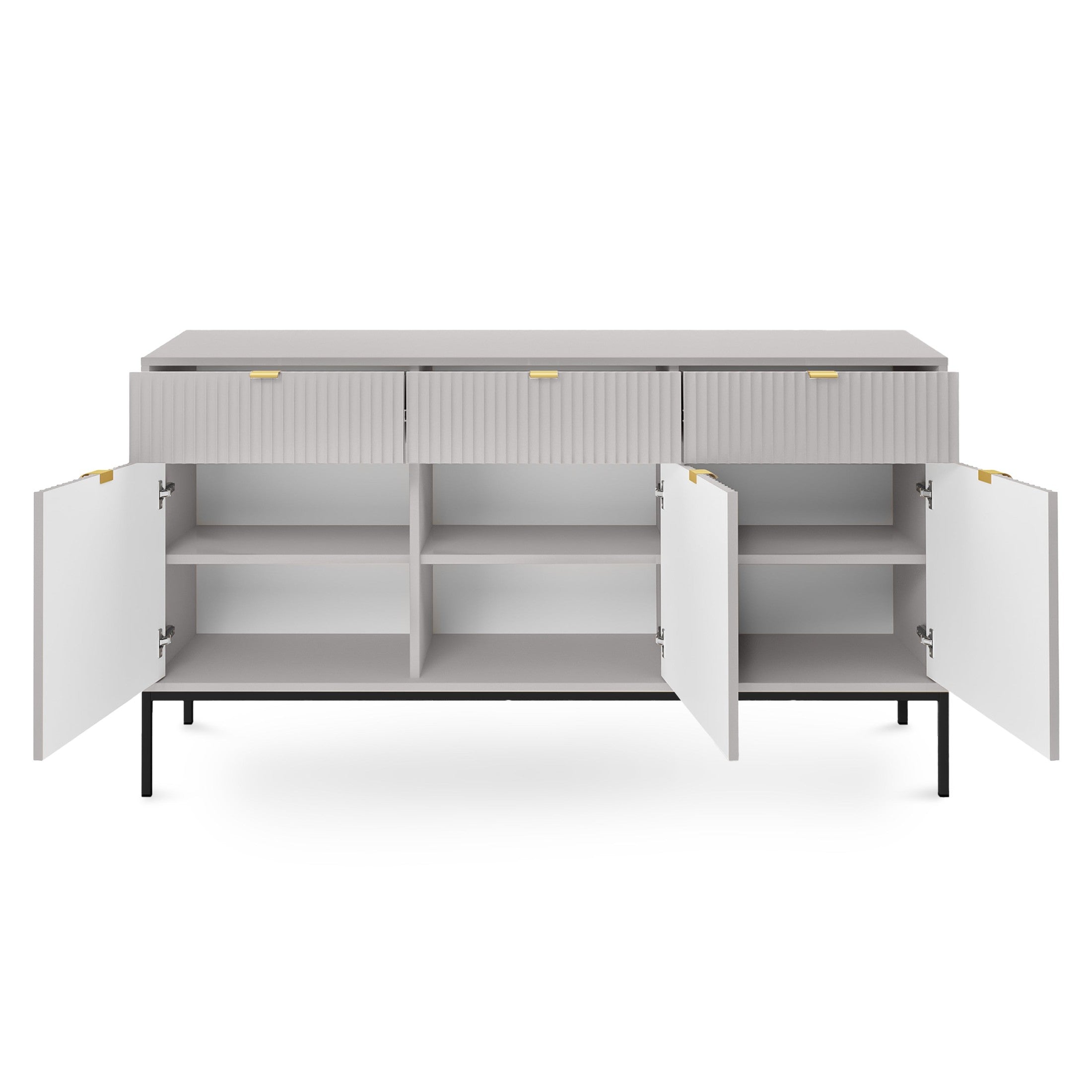 Komoda 154x83 w stylu glamour | Roza