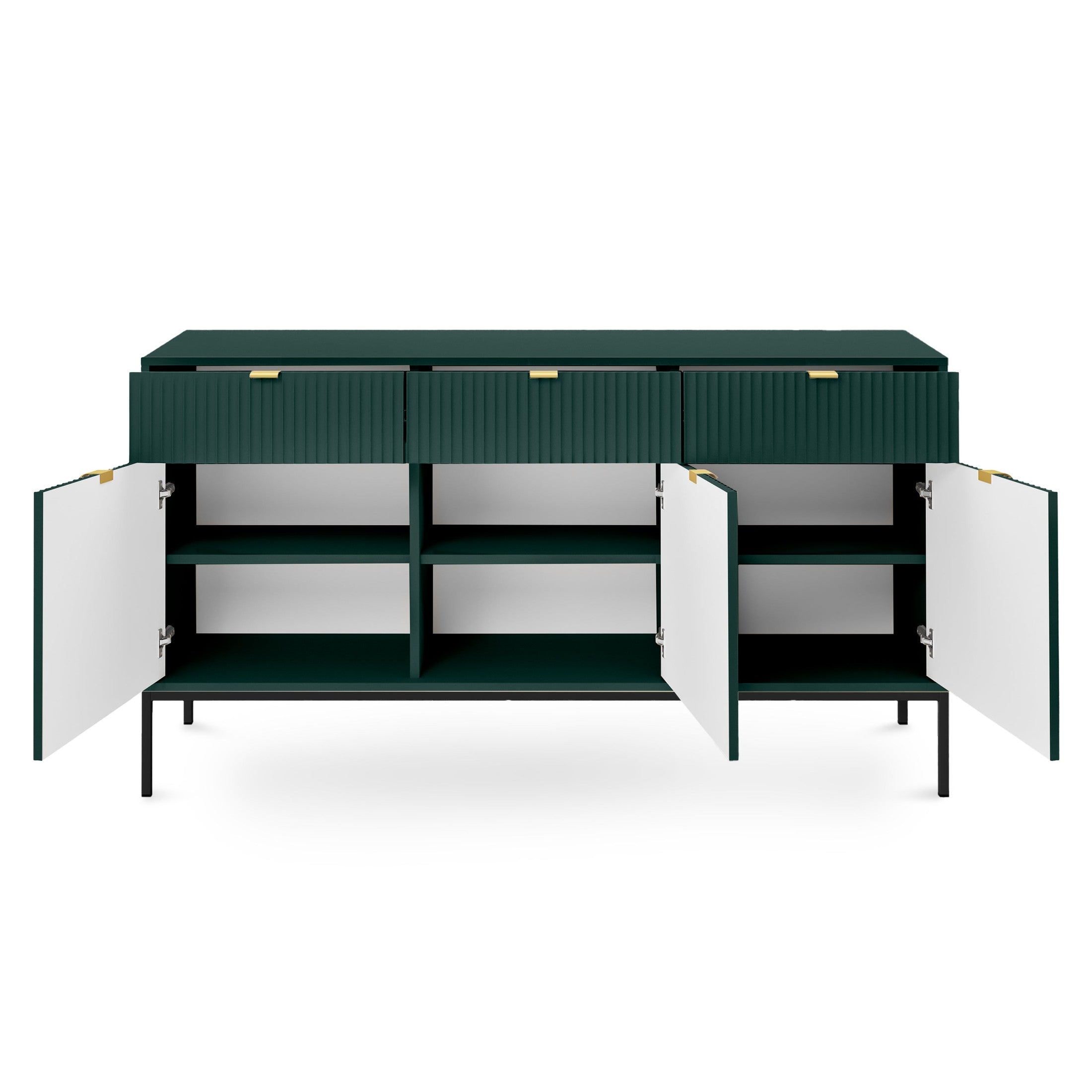 Komoda 154x83 w stylu glamour | Roza