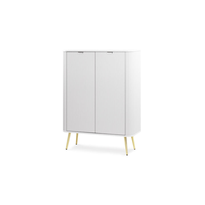 Komoda Eva 103x129 Biały Złoty