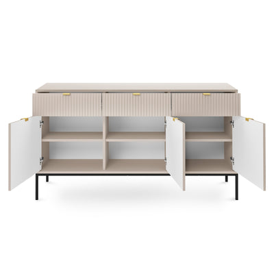 Komoda 154x83 w stylu glamour | Roza