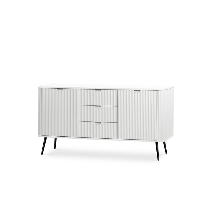 Komoda Eva 168x87 Biały Czarny