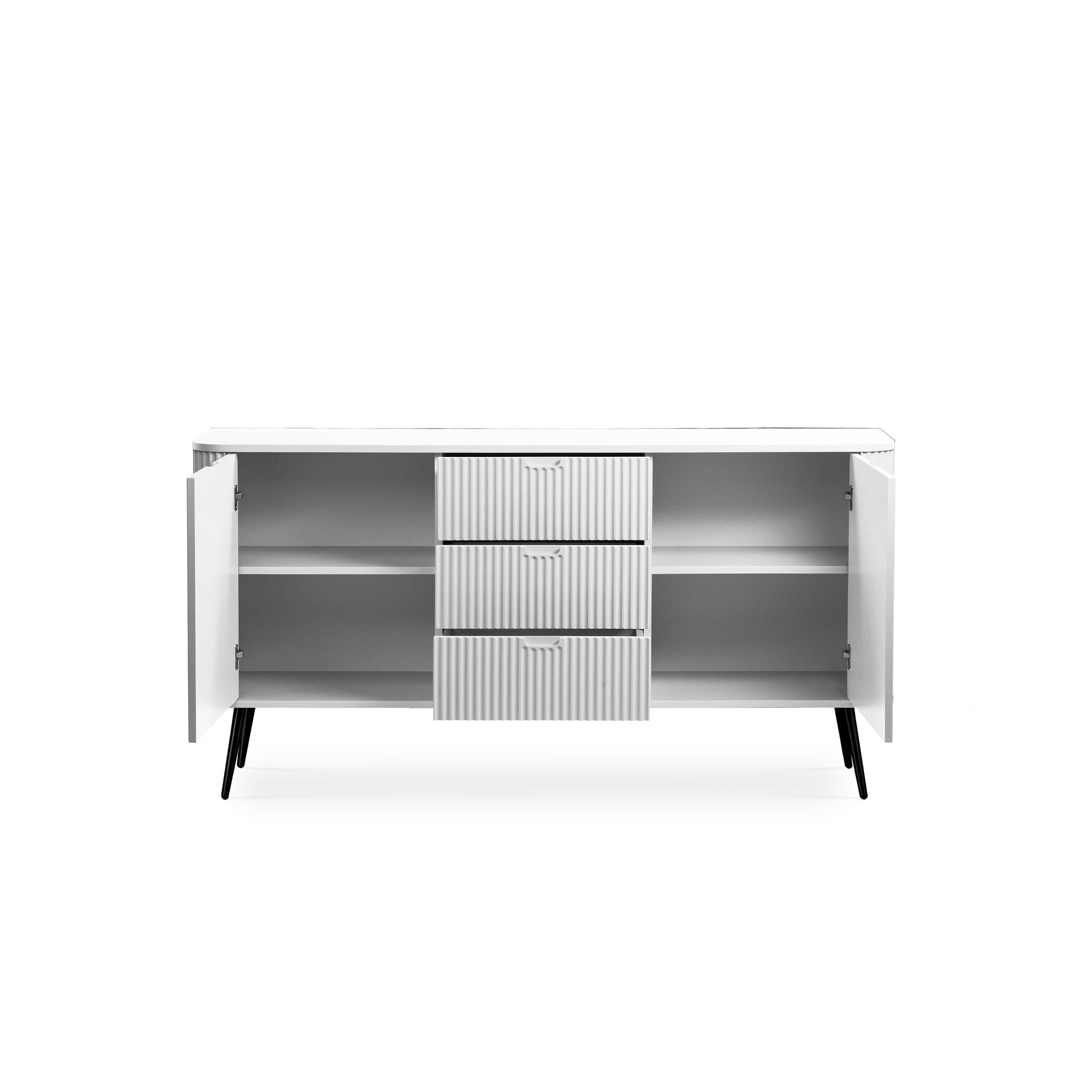 Komoda z drzwiami i szufladami 168x87 w stylu nowoczesnym | Eva
