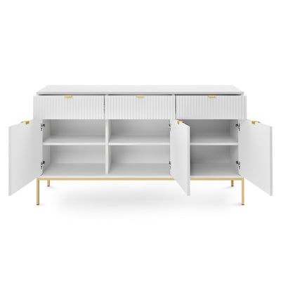 Komoda 154x83 w stylu glamour | Roza