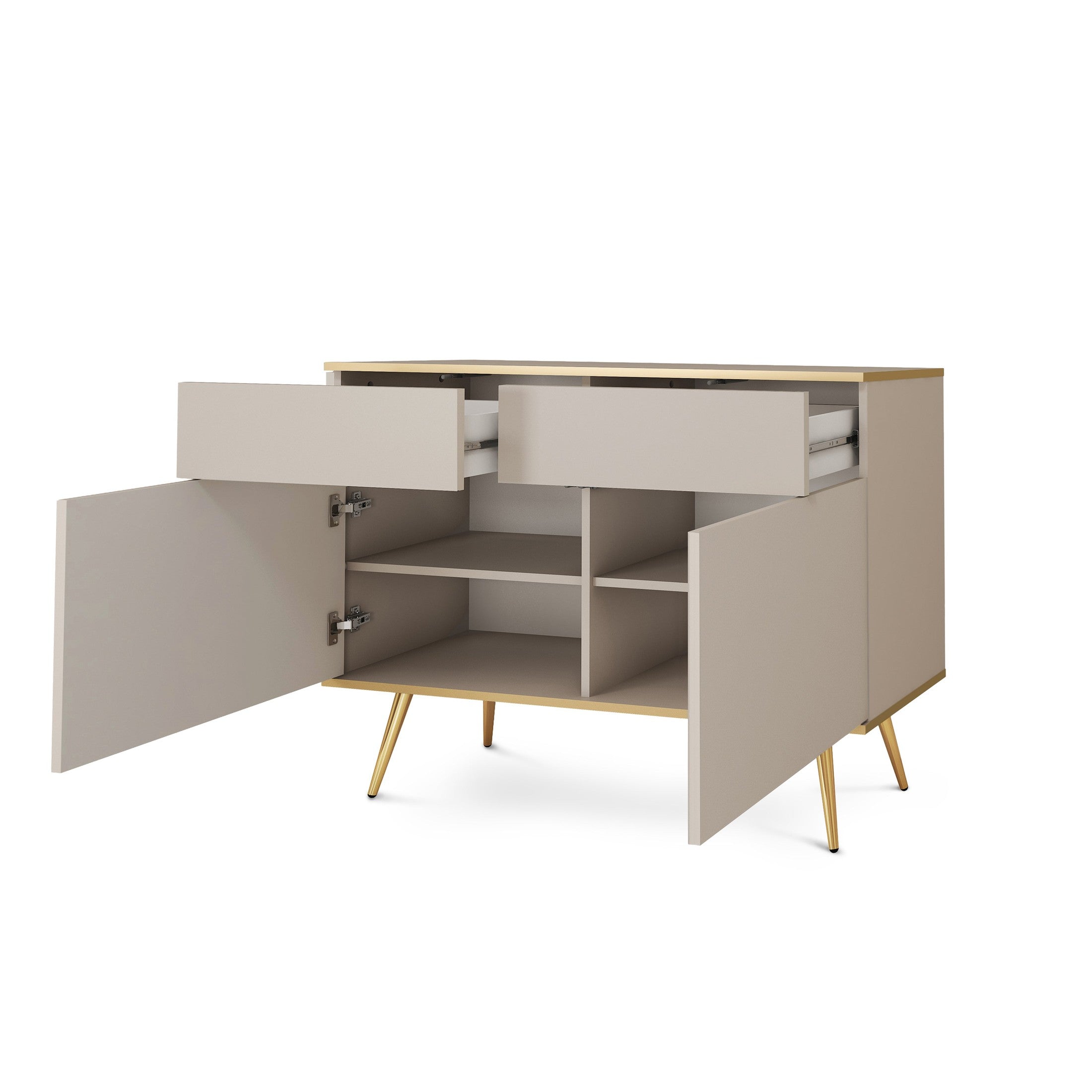 Komoda 107x85 w stylu glamour | Meva