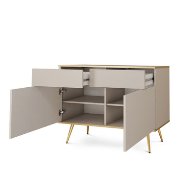 Komoda 107x85 w stylu glamour | Meva