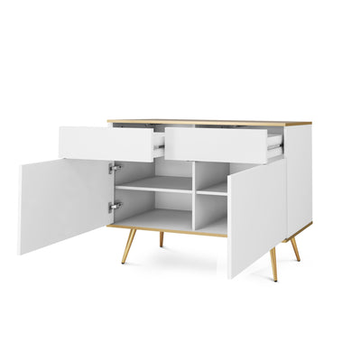 Komoda 107x85 w stylu glamour | Meva