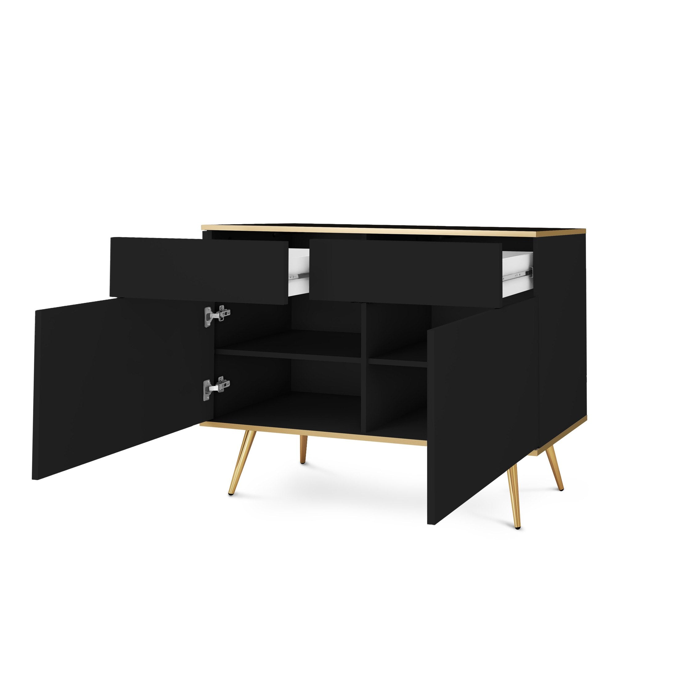 Komoda 107x85 w stylu glamour | Meva